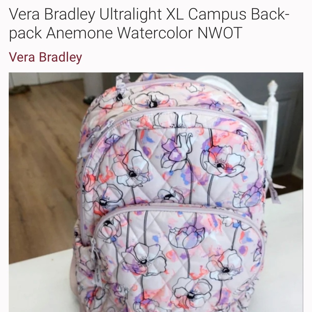 ISO ITEM VERA BRADLEY BACKPACK